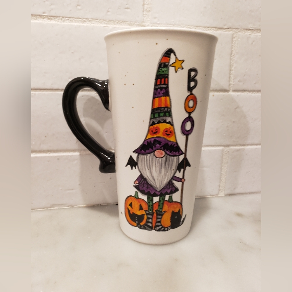 Cobwebs and Cauldrons Gnome Mug